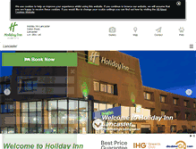 Tablet Screenshot of hilancasterhotel.co.uk